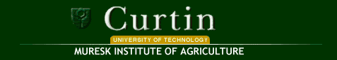 Muresk Institue of Agriculture Curtin University of Technology - Tourism Canberra