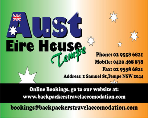 Aust Eire House Tempe - Tourism Canberra 0