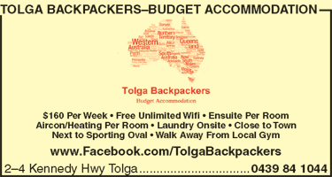 Tolga Backpackers-Budget Accommodation - Tourism Canberra 1