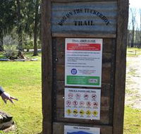 Dog on the Tucker Box Recreational Trail - Tourism Canberra