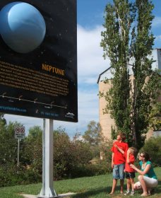Worlds Largest Virtual Solar System Drive - Tourism Canberra 1