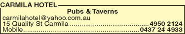 Carmila Hotel - Tourism Canberra 6
