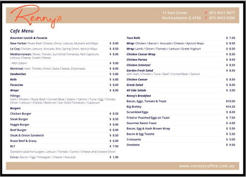 Renny’s Cafe & Takeaway - Tourism Canberra 3