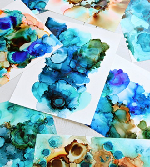 Alcohol Ink Art Class - Tourism Canberra 0