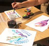 Paint and Sip Class Watercolour and Wine - Tourism Canberra