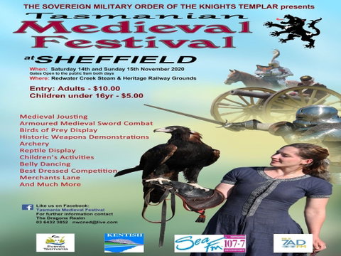 Sheffield Tasmania Medieval Festival 2020 - Tourism Canberra 0
