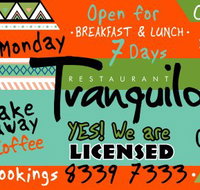 Restaurant Tranquilo - Tourism Canberra