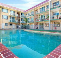 Bribie Beach King bed Unit overlooking pool - Tourism Canberra