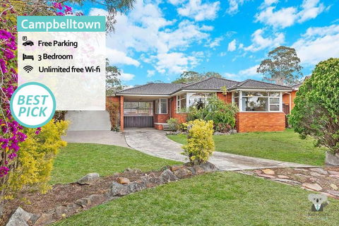 CAMPBELLTOWN HOLIDAY HOME 3 BED + FREE PARKING NCA039 - Tourism Canberra 0