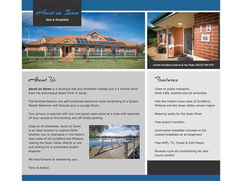 Ascot On Swan Bed & Breakfast - Tourism Canberra 14