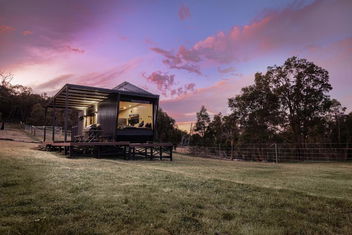 Sam The Tiny Cabin In Serpentine with Tourism Canberra