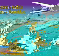 Scenic Flight - Great Barrier Reef Heart Reef Whitehaven Beach  Hill Inlet - Tourism Canberra